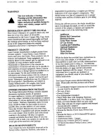 Preview for 6 page of Lance Lance Slideout 2005 Series Owner'S Manual