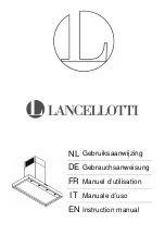 Lancellotti ADAGIO Series Instruction Manual preview