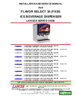 lancer 14800 Series Installation And Service Manual предпросмотр