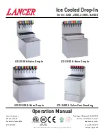 Preview for 1 page of lancer 2200 Series Operation Manual