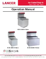 Preview for 1 page of lancer 23300 Series Operation Manual