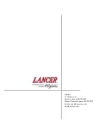 Preview for 40 page of lancer 23308 SERIES Installation And Service Manual
