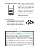 Preview for 12 page of lancer 4400 Series Operation Manual