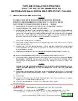 Preview for 1 page of lancer 82-2509 Installation Instructions