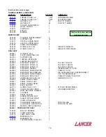 Preview for 12 page of lancer 85-10018-126 Installation And Service Manual