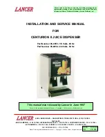 lancer CENTURIONII 85-0055 Installation And Service Manual preview