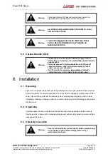 Предварительный просмотр 8 страницы lancer DROPIN 1522 Bargun Installation, Operation & Service Manual