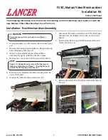 lancer FS 30 Instruction Sheet preview