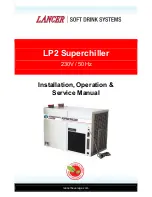 lancer LP2 Superchiller Installation, Operation & Service Manual preview