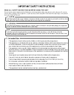 Preview for 2 page of lancer Pre-Mix Cooler Installation & Operation Manual