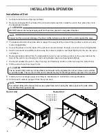 Preview for 4 page of lancer Pre-Mix Cooler Installation & Operation Manual