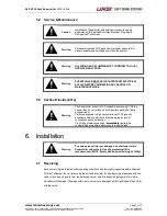 Preview for 7 page of lancer S4E V2 Hi-Carb Superchiller Installation, Operation & Service Manual