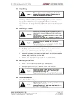 Предварительный просмотр 8 страницы lancer S4E V2 Hi-Carb Superchiller Installation, Operation & Service Manual