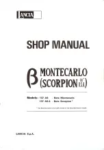 Предварительный просмотр 2 страницы Lancia Beta montecarlo Shop Manual