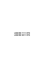 Lancom 7111 VPN Manual preview