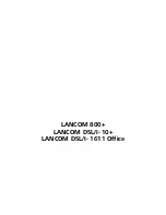 Предварительный просмотр 1 страницы Lancom 800+ User Manual