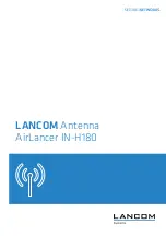 Preview for 1 page of Lancom AirLancer IN-H180 Manual