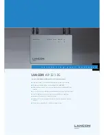 Lancom AP-321-3G Brochure & Specs preview