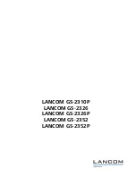 Preview for 1 page of Lancom GS-2310P Instruction Manual