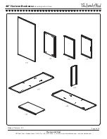 Предварительный просмотр 2 страницы Land of Nod 48 inch Horizon Bookcase Assembly Instructions Manual