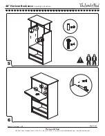 Предварительный просмотр 5 страницы Land of Nod 48 inch Horizon Bookcase Assembly Instructions Manual