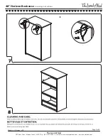 Предварительный просмотр 6 страницы Land of Nod 48 inch Horizon Bookcase Assembly Instructions Manual