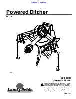 Предварительный просмотр 1 страницы Land Pride 33436 Operator'S Manual