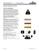 Preview for 5 page of Land Pride 3P1006NT Operator'S Manual