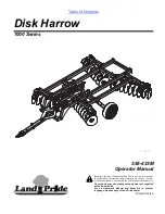 Предварительный просмотр 1 страницы Land Pride 7000 Series Operator'S Manual