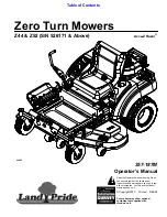 Preview for 1 page of Land Pride Accu-Z Razor 357-044M Operator'S Manual