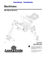 Land Pride Backhoe BH1560 Parts Manual предпросмотр