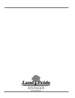 Предварительный просмотр 22 страницы Land Pride BS10 Operator'S Manual