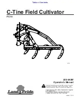 Land Pride FC10 Operator'S Manual preview