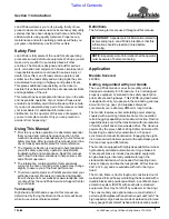 Preview for 3 page of Land Pride Gondo 4400EX Heavy Duty Off Road Utility Vehicle... Operator'S Manual