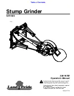 Land Pride GR1525 Operator'S Manual preview