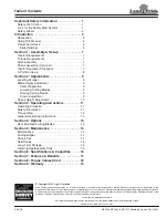 Preview for 3 page of Land Pride Grading Scrapers GS1548 Operator'S Manual