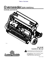 Land Pride OS1548 Operator'S Manual preview