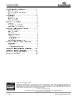 Preview for 3 page of Land Pride Pallet Forks PF10 Operator'S Manual