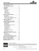 Preview for 3 page of Land Pride PFL20 Series Operator'S Manual