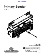 Land Pride PS1572 Operator'S Manual preview