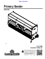 Preview for 1 page of Land Pride PS25120 Operator'S Manual