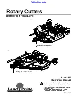 Land Pride RC5710 Operator'S Manual preview