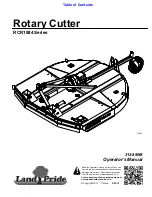 Land Pride RCR1884 Series Operator'S Manual preview