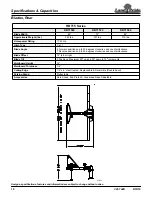 Preview for 1 page of Land Pride Rear Blades RBT1560 Specifications