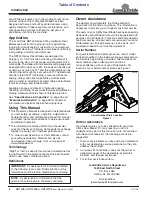 Preview for 10 page of Land Pride Rear Blades RBT40108 Operator'S Manual