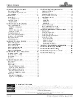 Preview for 3 page of Land Pride Rear Blades RBT4084 Operator'S Manual