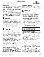 Preview for 26 page of Land Pride REAR BLADES RBT55120 Operator'S Manual