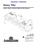 Preview for 1 page of Land Pride RTA10 Series Parts Manual