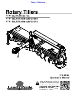 Preview for 1 page of Land Pride RTA1566 Operator'S Manual