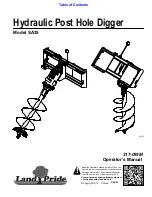 Land Pride SA35 Operator'S Manual предпросмотр